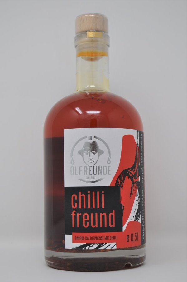 Chilifreund - kaltgepresstes Rapsöl mit Chili